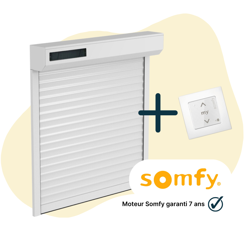 Volet solaire sur-mesure SOMFY io RS100 Solar